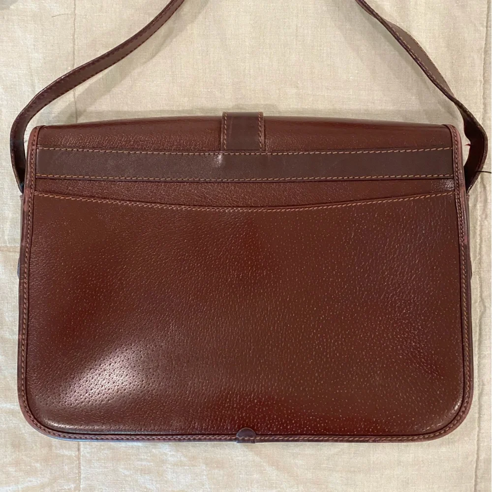 Gucci Brown Leather Crossbody Bag - Picture 6 of 16